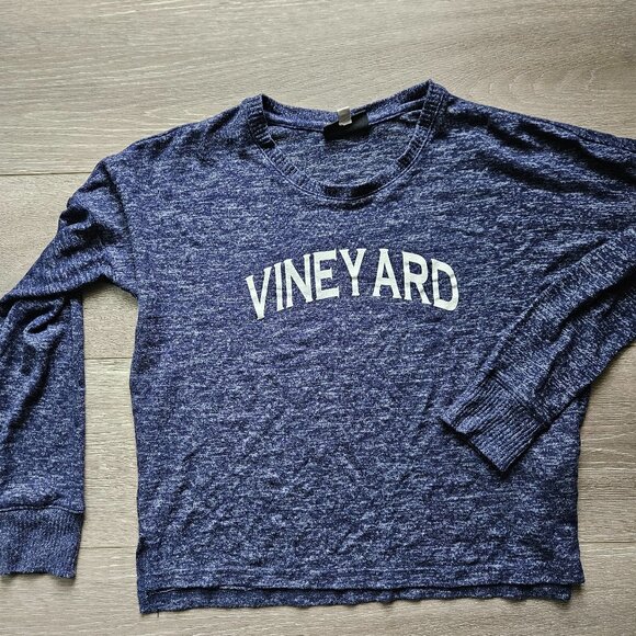 Martha's Vineyard navy cozy women's sweatshirt size XS - Picture 1 of 6